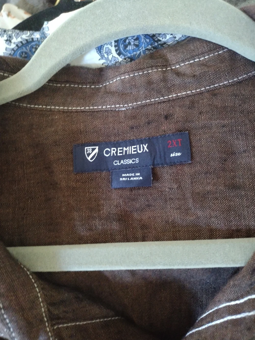 Daniel Cremieux layering jacket placket